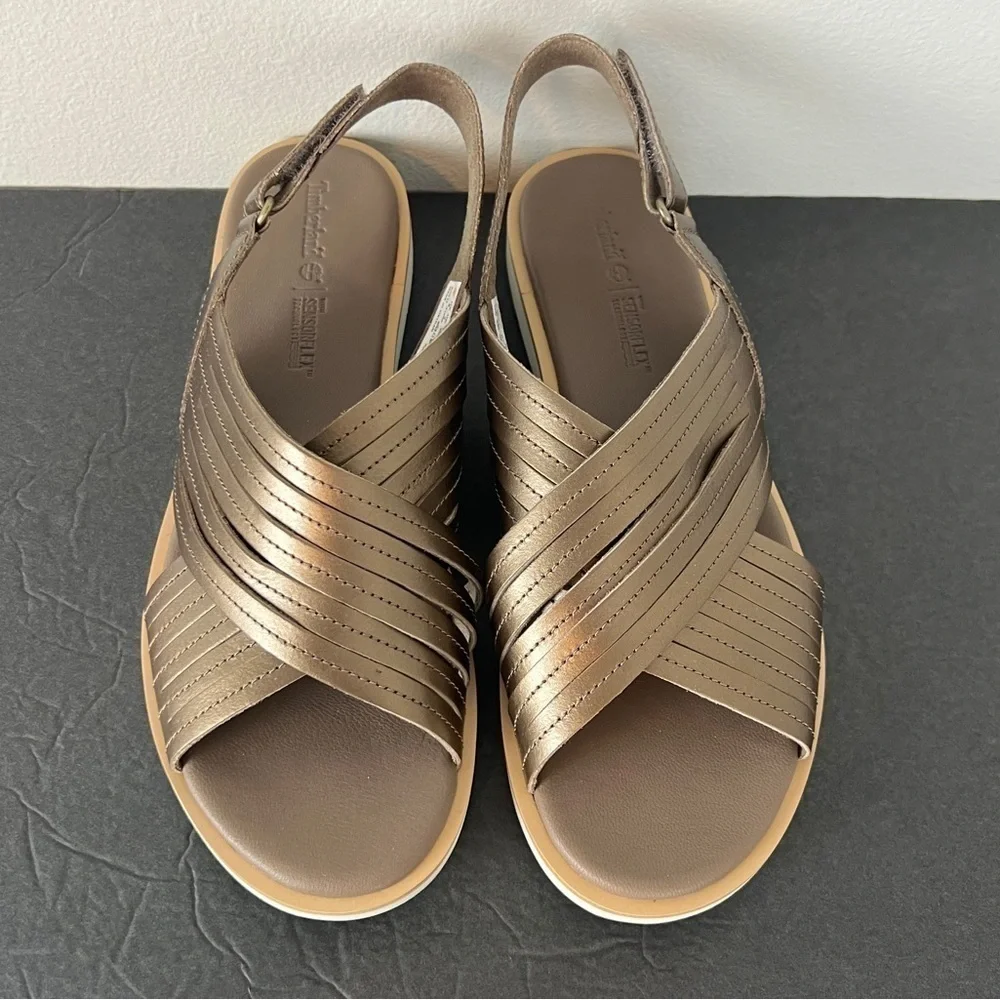 Timberland Adley Shore Cross Band Leather Sandals